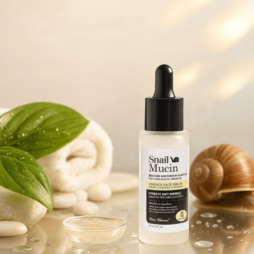 Paris Glamour Snail Mucin Face Serum for Glowing & Youthful Skin | Hydrating, Brightening, Anti-Aging Serum - 30ml - Image 5